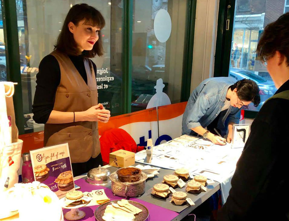 Weiner's booth at last weekend's Hanukkah Market! 