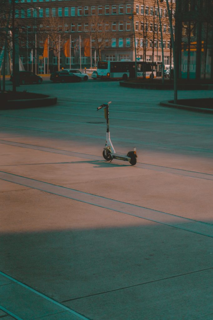 black-and-white-scooter-on-street-4045750-1